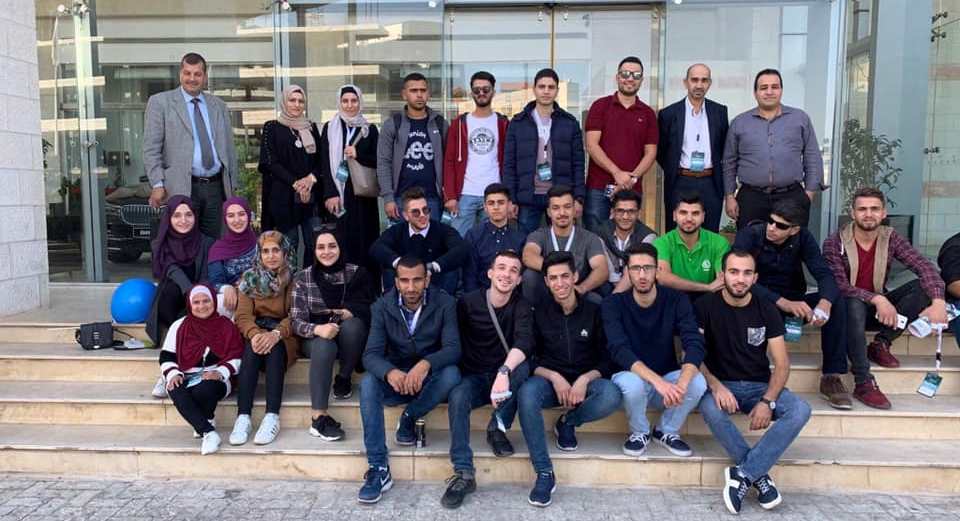 Palestine Polytechnic University (PPU) - مشاركة كلية المهن في مؤتمر اكسبوتك في رام الله 
